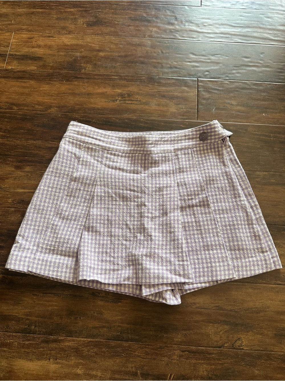Lavender Zara Plaid Women’s Skort